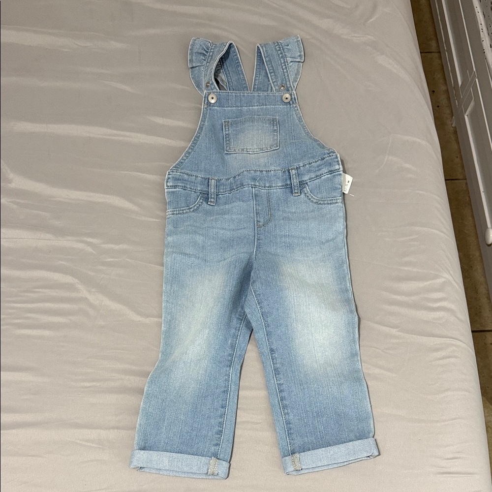 The Children's Place Light Blue Denim Overalls